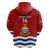 Custom Kiribati Football Hoodie Polynesian Pattern Mix Kiribatian Flag LT14 - Polynesian Pride