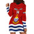 Personalised Kiribati Football Hoodie Dress Polynesian Pattern Mix Kiribatian Flag LT14 - Polynesian Pride