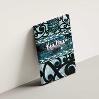 Kia Ora New Zealand Canvas Wall Art Aotearoa Proud Maori Paua Shell Silver Fern - Polynesian Pride