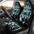 Kia Ora New Zealand Car Seat Cover Aotearoa Proud Maori Paua Shell Silver Fern - Polynesian Pride