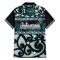 Kia Ora New Zealand Hawaiian Shirt Aotearoa Proud Maori Paua Shell Silver Fern - Polynesian Pride