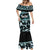Kia Ora New Zealand Mermaid Dress Aotearoa Proud Maori Paua Shell Silver Fern - Polynesian Pride