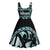 Kia Ora New Zealand Midi Dress Aotearoa Proud Maori Paua Shell Silver Fern - Polynesian Pride