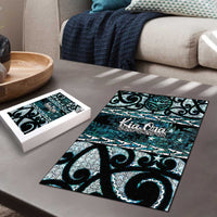 Kia Ora New Zealand Puzzle Aotearoa Proud Maori Paua Shell Silver Fern - Polynesian Pride