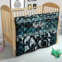 Kia Ora New Zealand Quilt Aotearoa Proud Maori Paua Shell Silver Fern - Polynesian Pride