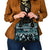 Kia Ora New Zealand Shoulder Handbag Aotearoa Proud Maori Paua Shell Silver Fern - Polynesian Pride
