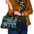 Kia Ora New Zealand Shoulder Handbag Aotearoa Proud Maori Paua Shell Silver Fern - Polynesian Pride