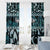 Kia Ora New Zealand Window Curtain Aotearoa Proud Maori Paua Shell Silver Fern - Polynesian Pride