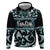 Kia Ora New Zealand Zip Hoodie Aotearoa Proud Maori Paua Shell Silver Fern - Polynesian Pride