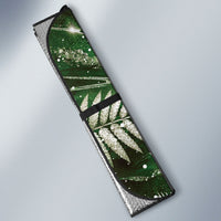 Piwakawaka New Zealand Christmas In July Auto Sun Shade NZ Aroha Koru Fern Marble Vibes LT14 - Polynesian Pride