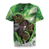 Piwakawaka New Zealand Christmas In July Rugby Jersey NZ Aroha Koru Fern Marble Vibes LT14 - Polynesian Pride