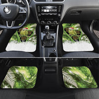 Kakapo New Zealand Christmas In July Car Mats NZ Aroha Koru Fern Marble Vibes
