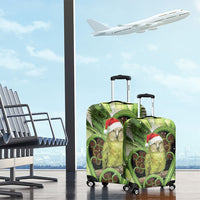 Kakapo New Zealand Christmas In July Luggage Cover NZ Aroha Koru Fern Marble Vibes LT14 - Polynesian Pride