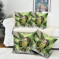 Kakapo New Zealand Christmas In July Pillow Cover NZ Aroha Koru Fern Marble Vibes LT14 - Polynesian Pride