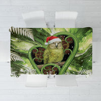 Kakapo New Zealand Christmas In July Tablecloth NZ Aroha Koru Fern Marble Vibes