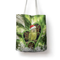 Kakapo New Zealand Christmas In July Tote Bag NZ Aroha Koru Fern Marble Vibes LT14 - Polynesian Pride
