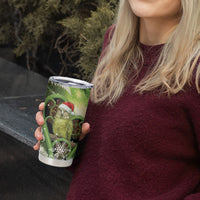 Kakapo New Zealand Christmas In July Tumbler Cup NZ Aroha Koru Fern Marble Vibes LT14 - Polynesian Pride
