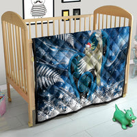 Sulphur-crested Cockatoo New Zealand Christmas In July Quilt NZ Aroha Koru Fern Marble Vibes LT14 - Polynesian Pride