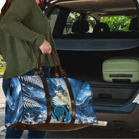 Sulphur-crested Cockatoo New Zealand Christmas In July Travel Bag NZ Aroha Koru Fern Marble Vibes LT14 - Polynesian Pride