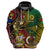 Vanuatu and Australia Hoodie Vanuatuan Polynesian Mix Aussie Aboriginal Art LT14 - Polynesian Pride