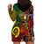 Vanuatu and Australia Hoodie Dress Vanuatuan Polynesian Mix Aussie Aboriginal Art LT14 - Polynesian Pride