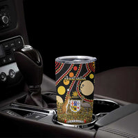 Vanuatu and Australia Tumbler Cup Vanuatuan Polynesian Mix Aussie Aboriginal Art