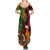 Vanuatu and Papua New Guinea Summer Maxi Dress Vanuatuan With PNG Polynesian Pattern LT14 - Polynesian Pride