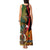 Vanuatu and Papua New Guinea Tank Maxi Dress Vanuatuan With PNG Polynesian Pattern LT14 - Polynesian Pride