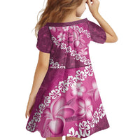 Vintage Pink Polynesia Family Matching Mermaid Dress and Hawaiian Shirt Plumeria With Hibiscus Tropical Vibes LT14 - Polynesian Pride
