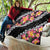 Black Polynesia Quilt Plumeria With Hibiscus Pattern Tropical Vibes