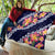 Blue Polynesia Quilt Plumeria With Hibiscus Pattern Tropical Vibes