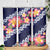 Blue Polynesia Skinny Tumbler Plumeria With Hibiscus Pattern Tropical Vibes