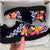 Blue Polynesia Sneakers Plumeria With Hibiscus Pattern Tropical Vibes