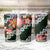 Green Polynesia Tumbler Cup Plumeria With Hibiscus Pattern Tropical Vibes