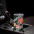 Green Polynesia Tumbler Cup Plumeria With Hibiscus Pattern Tropical Vibes