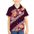 Pink Polynesia Family Matching Puletasi and Hawaiian Shirt Plumeria With Hibiscus Pattern Tropical Vibes