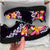 Purple Polynesia Sneakers Plumeria With Hibiscus Pattern Tropical Vibes