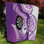 Personalised New Zealand Darts Quilt Aotearoa Fern Mix Paua Shell Manaia - Purple