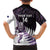 New Zealand Silver Fern Rugby Custom Kid Hawaiian Shirt Go All Black Purple Maori Paua Shell - Polynesian Pride