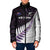 New Zealand Silver Fern Rugby Custom Padded Jacket Go All Black Purple Maori Paua Shell - Polynesian Pride