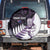 New Zealand Silver Fern Rugby Custom Spare Tire Cover Go All Black Purple Maori Paua Shell - Polynesian Pride