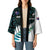 New Zealand Silver Fern Rugby Custom Kimono Go All Black Turquoise Maori Paua Shell - Polynesian Pride