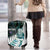 New Zealand Silver Fern Rugby Custom Luggage Cover Go All Black Turquoise Maori Paua Shell - Polynesian Pride