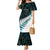 New Zealand Silver Fern Rugby Custom Mermaid Dress Go All Black Turquoise Maori Paua Shell - Polynesian Pride