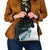 New Zealand Silver Fern Rugby Custom Shoulder Handbag Go All Black Turquoise Maori Paua Shell - Polynesian Pride