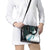 New Zealand Silver Fern Rugby Custom Shoulder Handbag Go All Black Turquoise Maori Paua Shell - Polynesian Pride