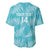 New Zealand Silver Fern Rugby Custom Baseball Jersey Go Aotearoa Champions Turquoise Version - Polynesian Pride