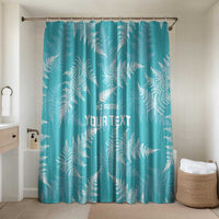 New Zealand Silver Fern Rugby Custom Bathroom Set Go Aotearoa Champions Turquoise Version - Polynesian Pride