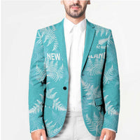New Zealand Silver Fern Rugby Custom Blazer Go Aotearoa Champions Turquoise Version - Polynesian Pride