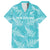 New Zealand Silver Fern Rugby Custom Family Matching Long Sleeve Bodycon Dress and Hawaiian Shirt Go Aotearoa Champions Turquoise Version - Polynesian Pride